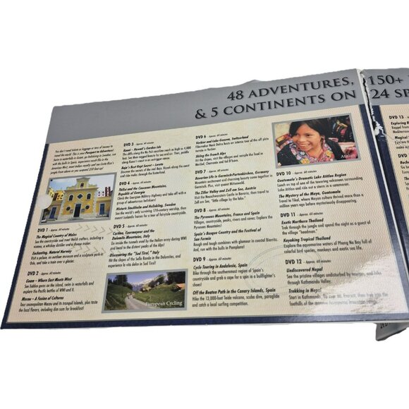 Public Television Series Passport To Adventure 24-DVD Set Complete Set 48 - Picture 2 of 16